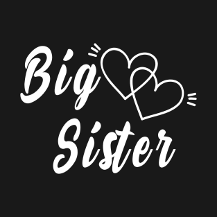 Big Sister Shirt Baby Announcement - Big SisTee - big sister reveal T-Shirt