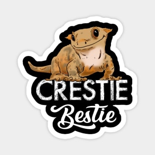 Crestie Bestie, Cute Crested Gecko, Gecko Lover, Lizards Magnet