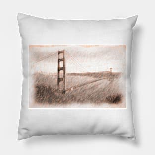 Golden Gate Bridge - Designer T42 x2 Pillow