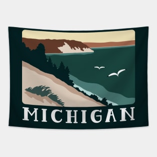 Michigan Minimalist Tapestry