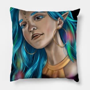 Elven Girl Pillow