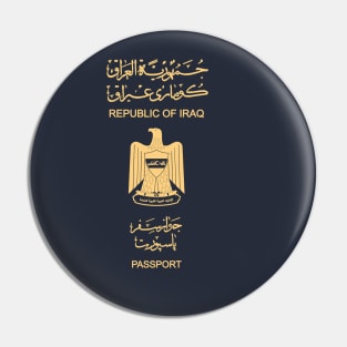 Iraq passport Pin