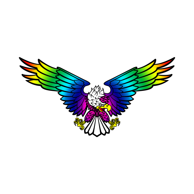 Rainbow Eagle by RKHobbs