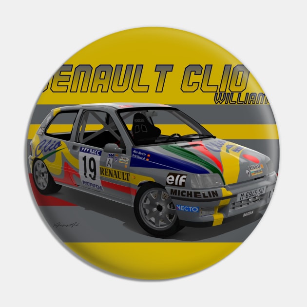 Renault Clio Williams Pin by PjesusArt