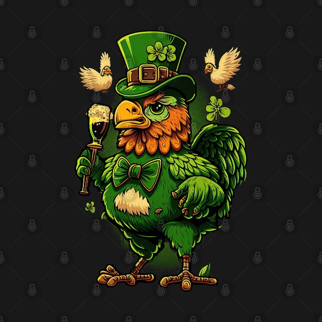 Chicken St. Patrick's Day by JayD World