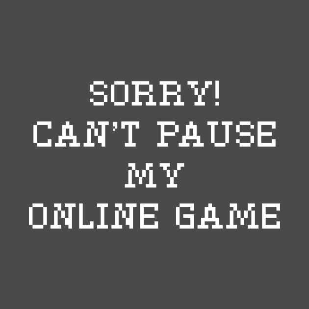 Can't pause my Online Game by Craftify