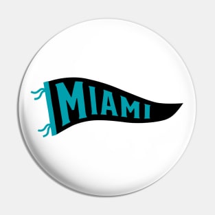 Miami Pennant - White Pin