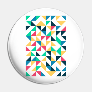 Creative Geometric Colourful Triangle Pattern #7 Pin