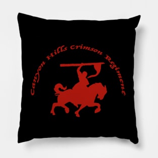 Canyon Hills Crimson Regiment (red) Pillow