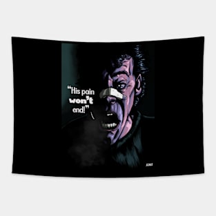 The Exorcist lll “Inside With Us” Gemini Killer portrait (digital) Tapestry