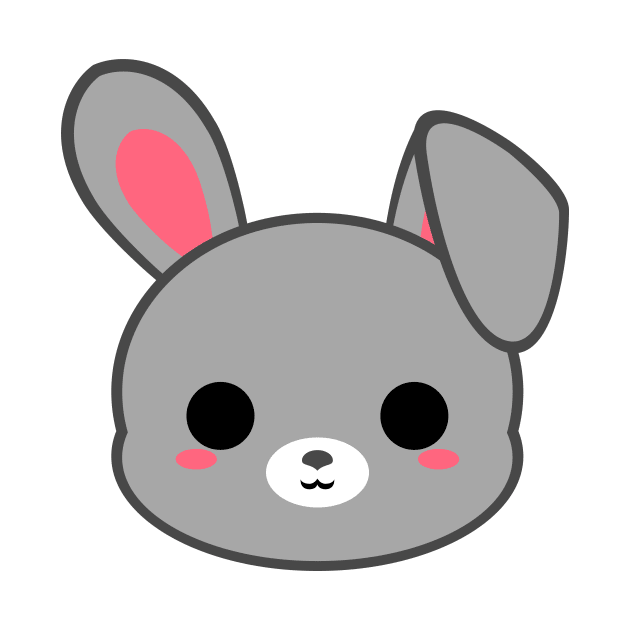 Cute Grey Bunny by alien3287