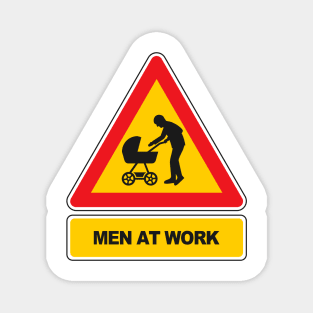 Men at work signal - Stroller Magnet