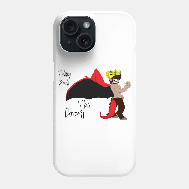 Official HerobrineSings Taking Back the Crown Design Phone Case by HuskyWerewolf