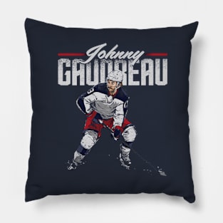 Johnny Gaudreau Columbus Retro Pillow