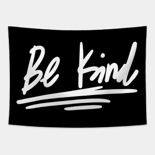 Be Kind Handwriting Simple Tapestry