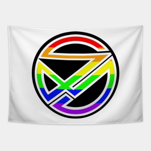 Sinister Motives pride logo Tapestry