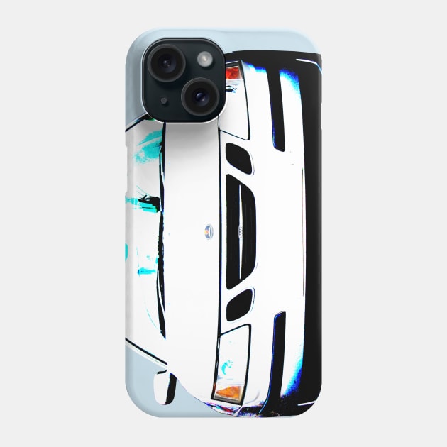 Saab 9-3 1st generation classic car high contrast Phone Case by soitwouldseem