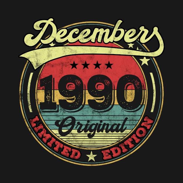 December 1990 Birthday Vintage Limited Edition by GVTShirt