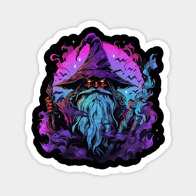 evil wizard Magnet by lets find pirate