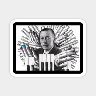 The big hands of Sergei Rachmaninov Magnet