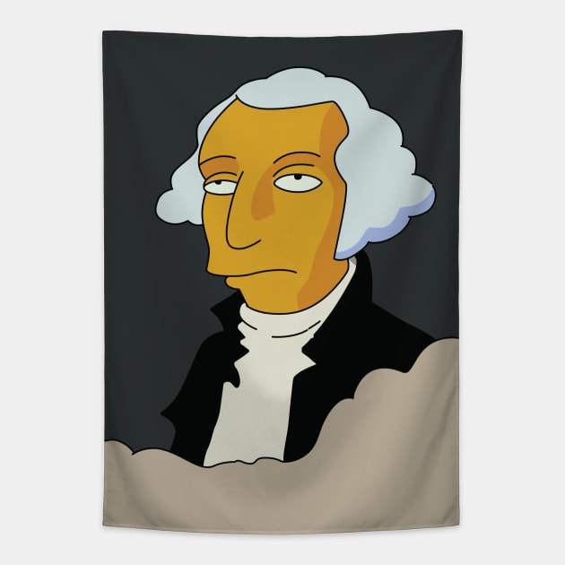 Torn George Washington Painting Tapestry by saintpetty