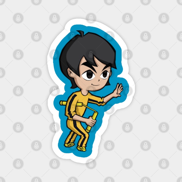 Bruce Lee Magnet by Those Conspiracy Guys