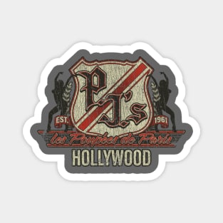 P.J.'s Nightclub Hollywood 1961 Magnet