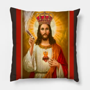 Holy Smoke! Beautiful Jesus Pillow