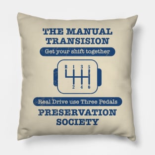 Get Your Shift Together Manual Transmission Pillow