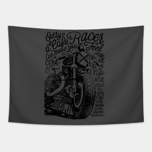 Cafe Racers never die Tapestry