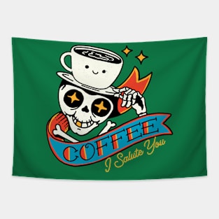 Coffee salute Tapestry