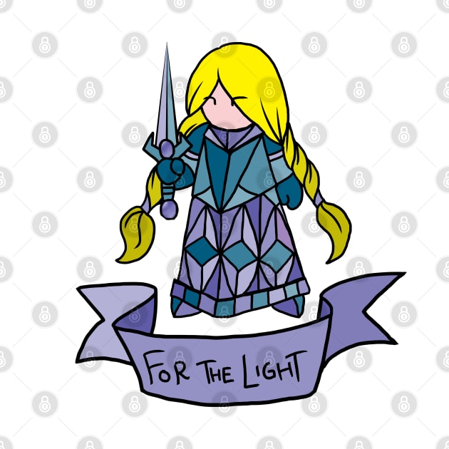 Blonde Paladin - For the Light by JonGrin