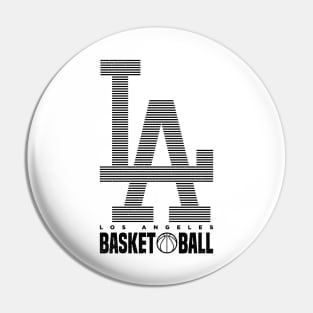 LA Basketball 5 Pin