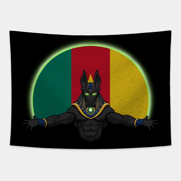 Anubis Cameroon Tapestry by RampArt