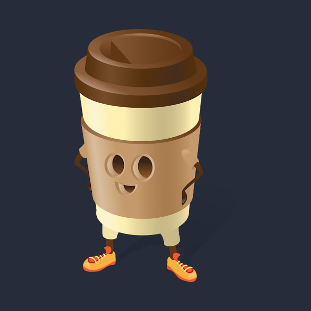 Happy Coffee Cup by OlyaYang