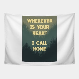 Wherever Mountains Tapestry