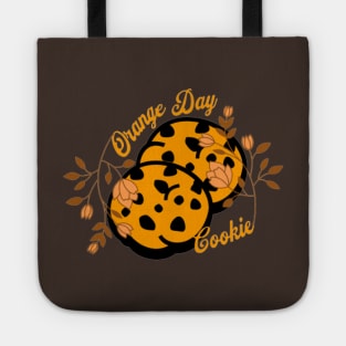 Orange Day Cookie, Flowers Tote