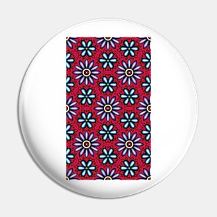 Daisy Flower Pattern 2 Pin