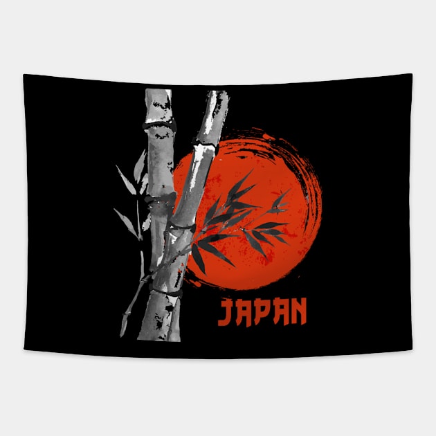 Japan Bamboo Art Tapestry by tropicalteesshop