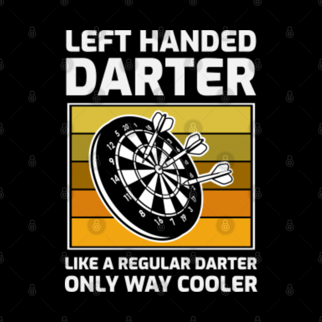 Darts Players Bullseye Target Shooting Sport Retro Funny Darts