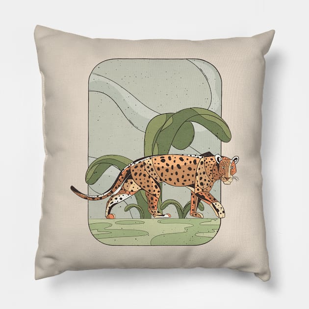 Jaguar Pillow by fernandaschallen