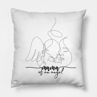 Mama of an Angel Pillow