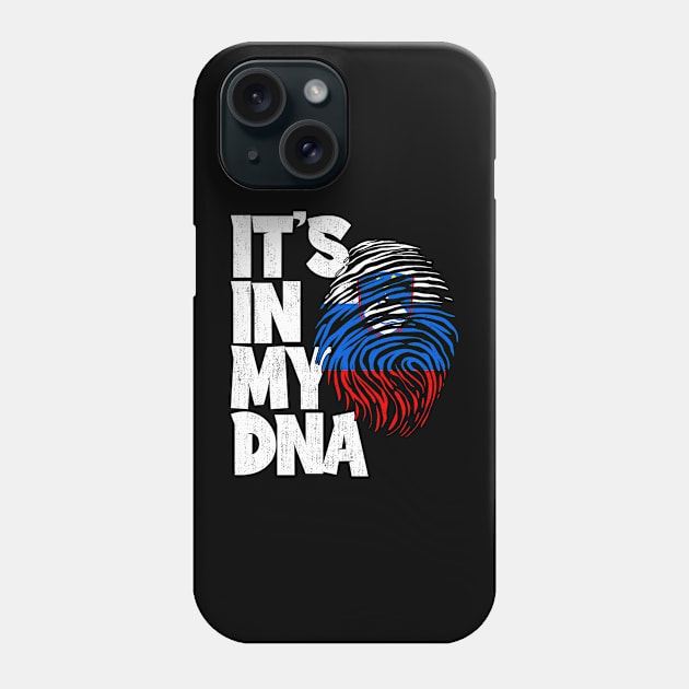 IT'S IN MY DNA Slovenia Flag Men Women Kids Phone Case by simonStufios