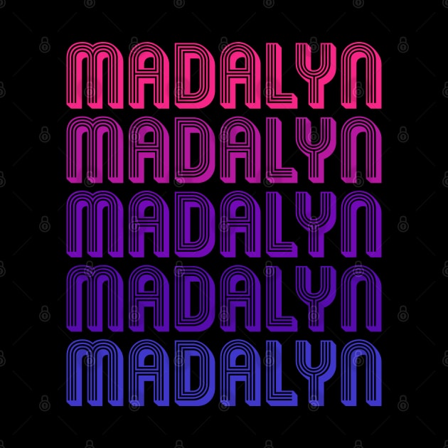 Madalyn - Retro Minimal Line Pattern by Fusti