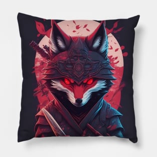 Evil Ninja Wolf Pillow