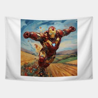 Iron Man's Flight of Passion Tapestry