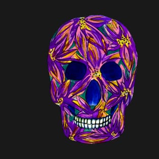 Sugar Skull (Small, tiled design) T-Shirt