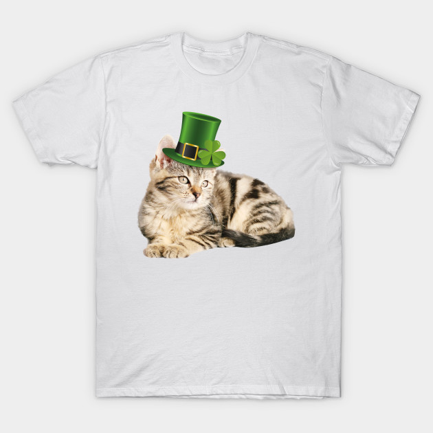 St Patrick S Day Cat Funny Cute Stpatricks Day T Shirt Teepublic