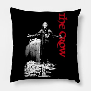 Horror The Crow Pillow