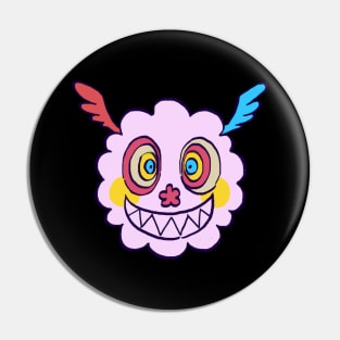 pink pastel witch charlotte head / madoka magica Pin